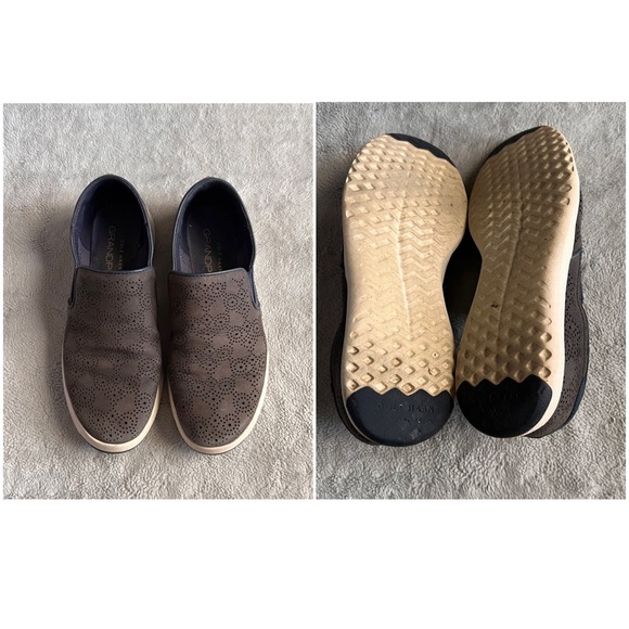 Cole Haan GrandPro Crosscourt Paisley Perforated Slip-On Skater Sneakers GrandOS - Picture 3 of 17